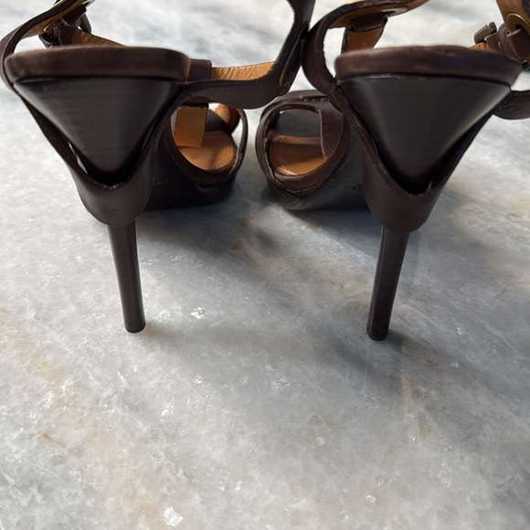 Vintage Ralph Lauren Purple Label Leather T-Strap Heel - 38.5 - Picture 5 of 7